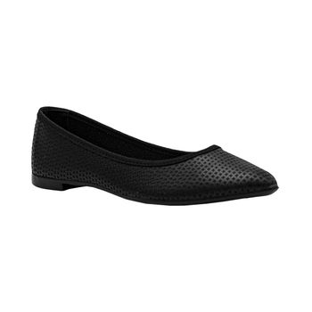 Sapatilha-Preto-Texturizada-Bico-Fino-|-Moleca-Tamanho--37---Cor--PRETO-0